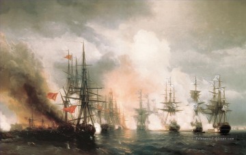  bataille Art - aivazovskiy sinopskiy bataille 1853